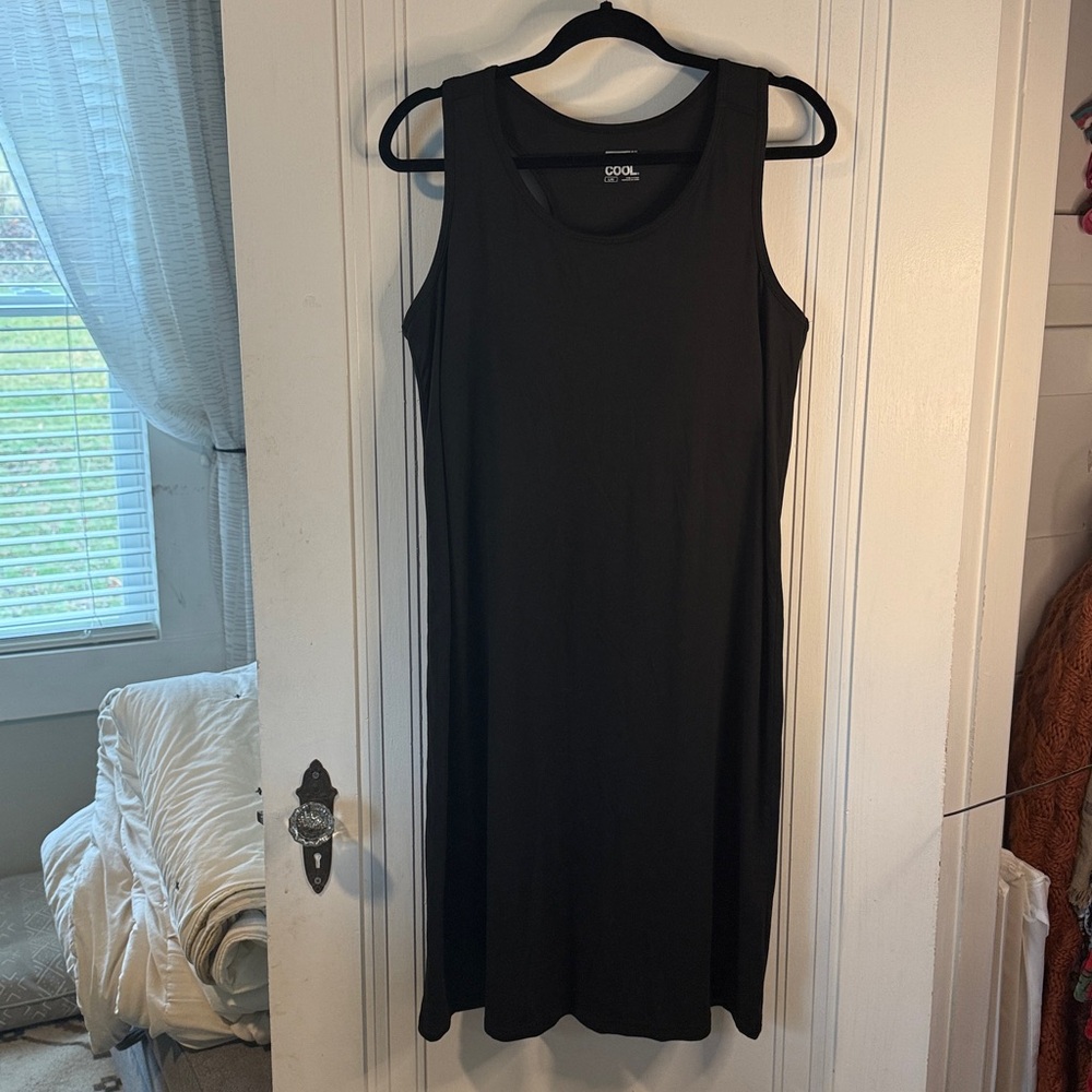 Simple Black Casual Dress